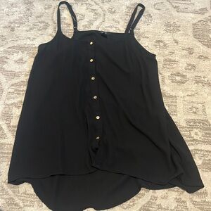 Forever 21 dressy button down tank top